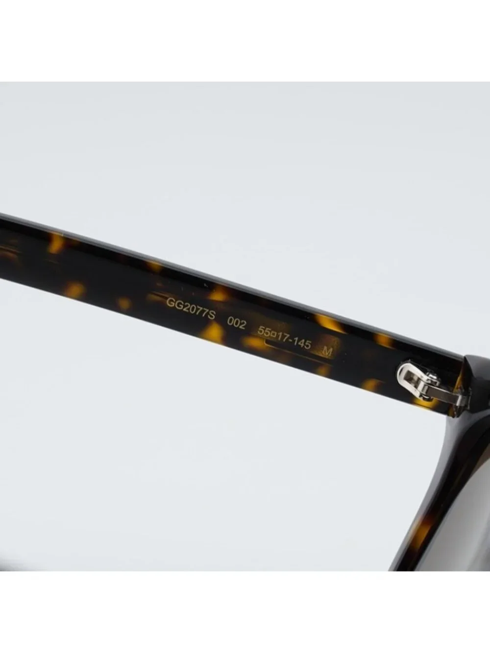 Gucci GG2077S 002 Sunglasses Havana Square Frame, Brown Lenses